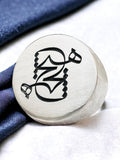 Persian Calligraphy Silver Ring: Unisex Rumi Signet
