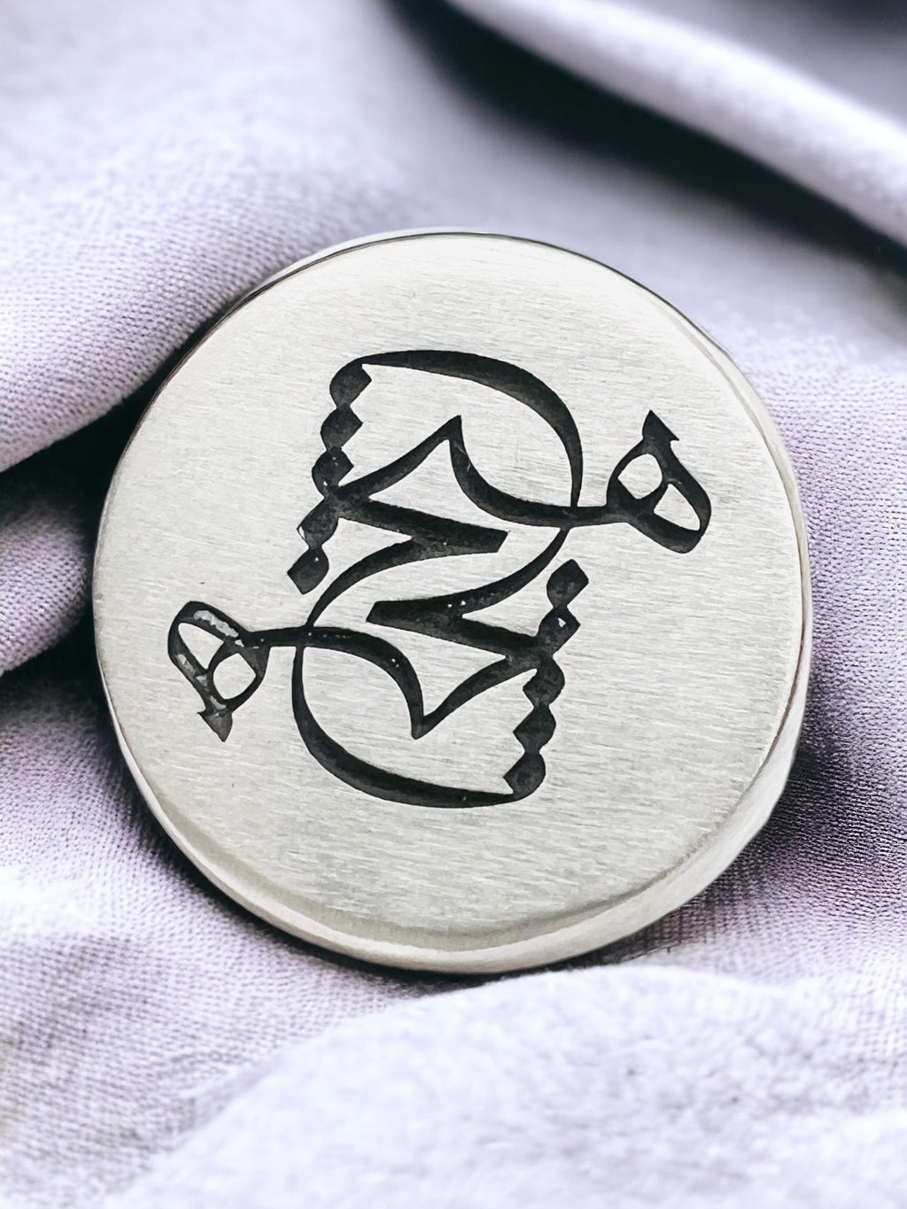Persian Calligraphy Silver Ring: Unisex Rumi Signet