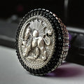 Pahlavi Lion & Sun 925 Silver Ring - Persian Coat of Arms,Middle East Farsi